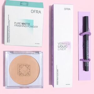 OFRA Pure Matte Finishing Powder In Fair & Verified Liquid Liner NIB